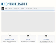 Tablet Screenshot of kontrollbetong.no